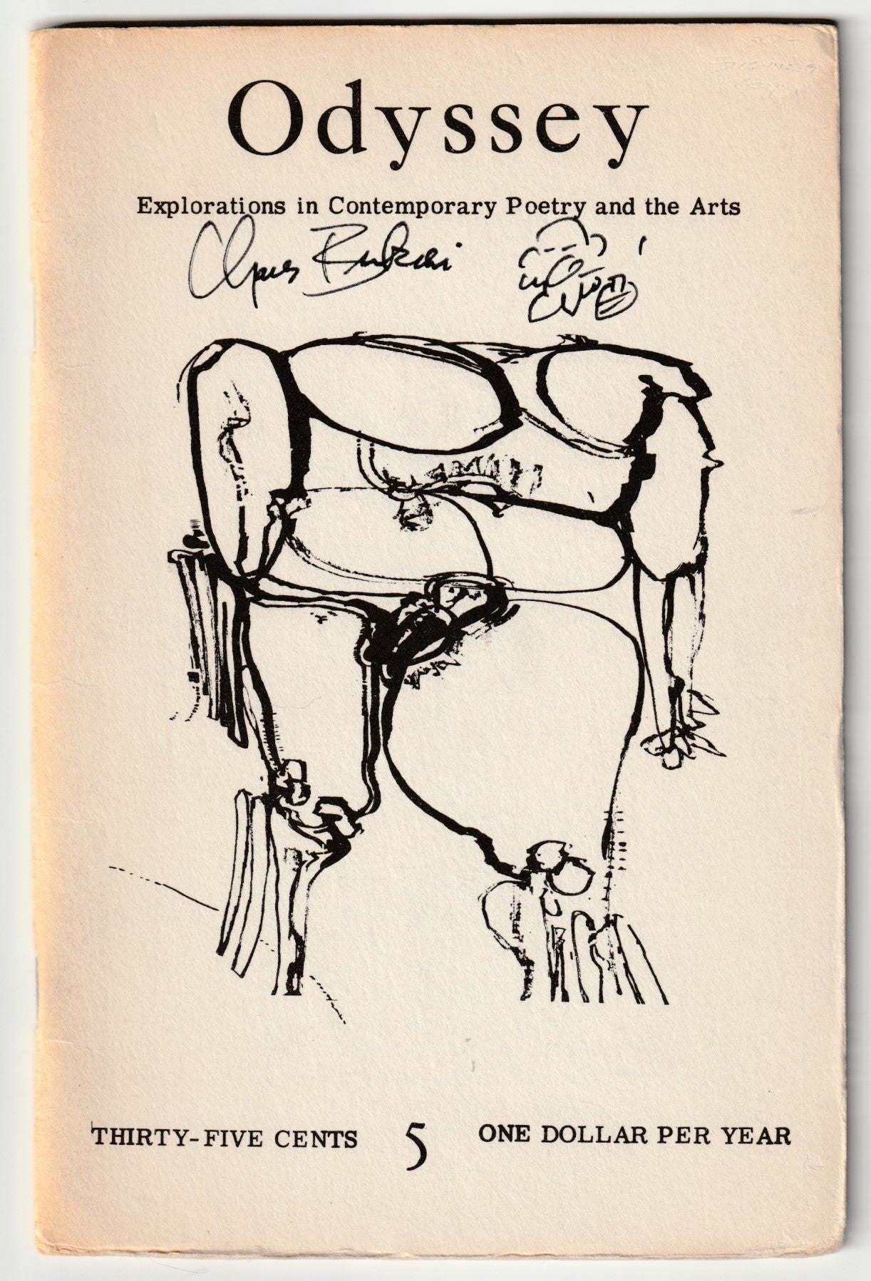 Odyssey -- Signed by Charles Bukowski (1959)