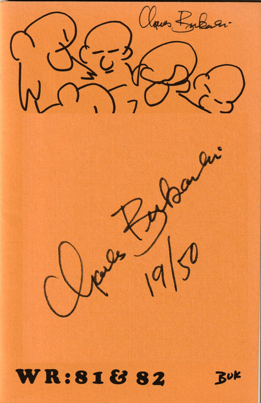 Wormwood Review 81-82 -- Deluxe Edition Signed Twice by Bukowski (19/50)