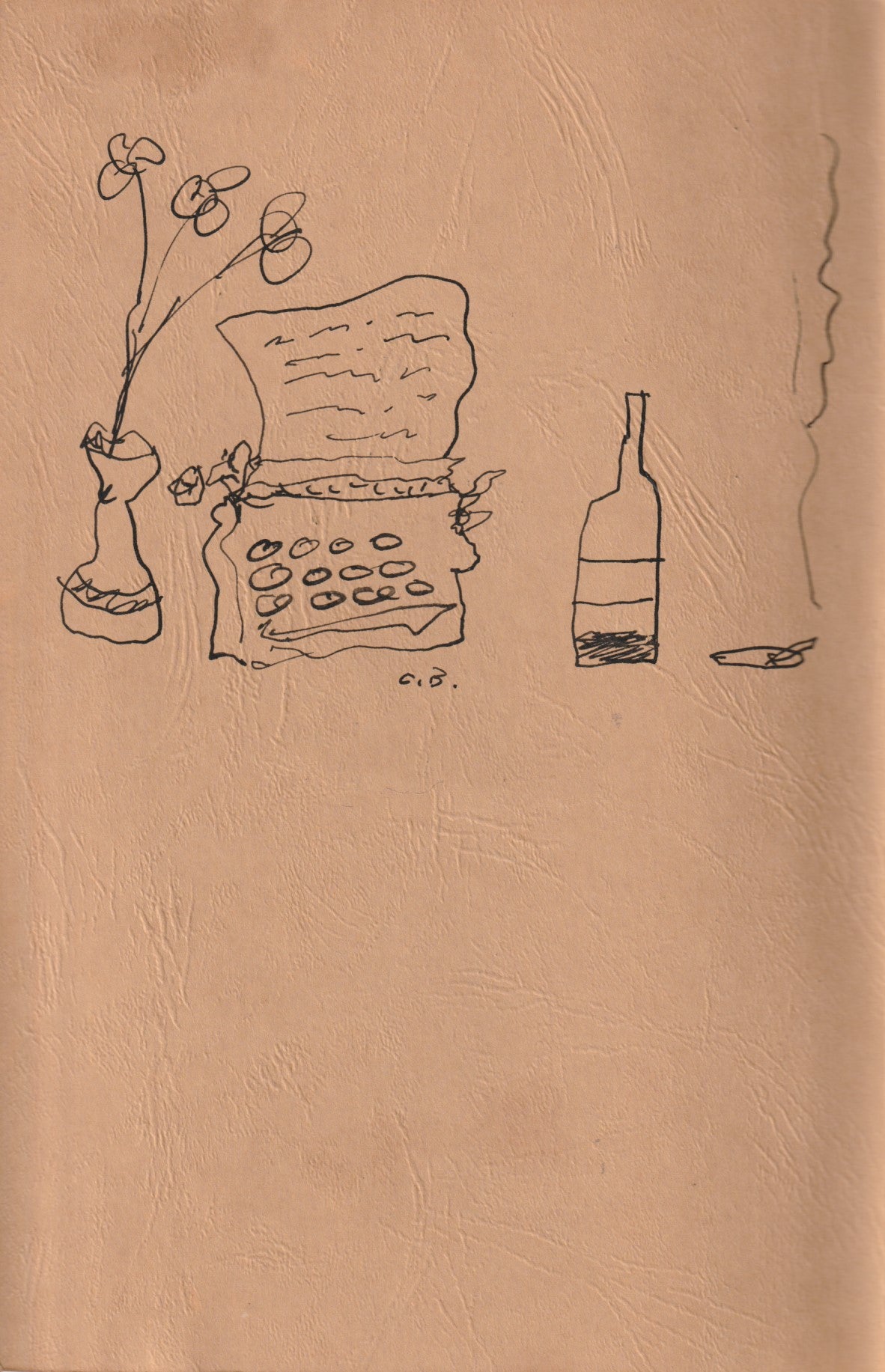 Longshot Pomes for Broke Players: Inscribed by Bukowski with Signed Original Drawing (1962)