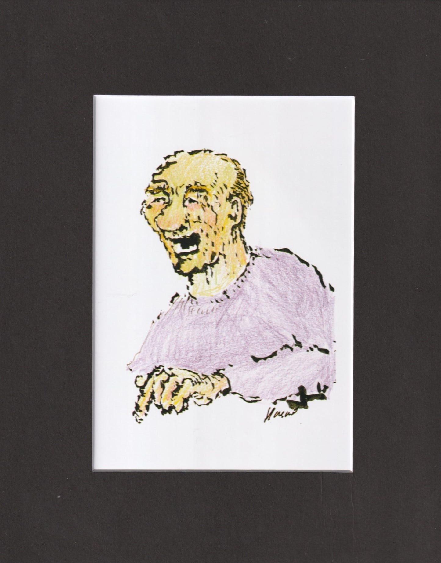 “Bukowski” Portrait by Jerry Garcia