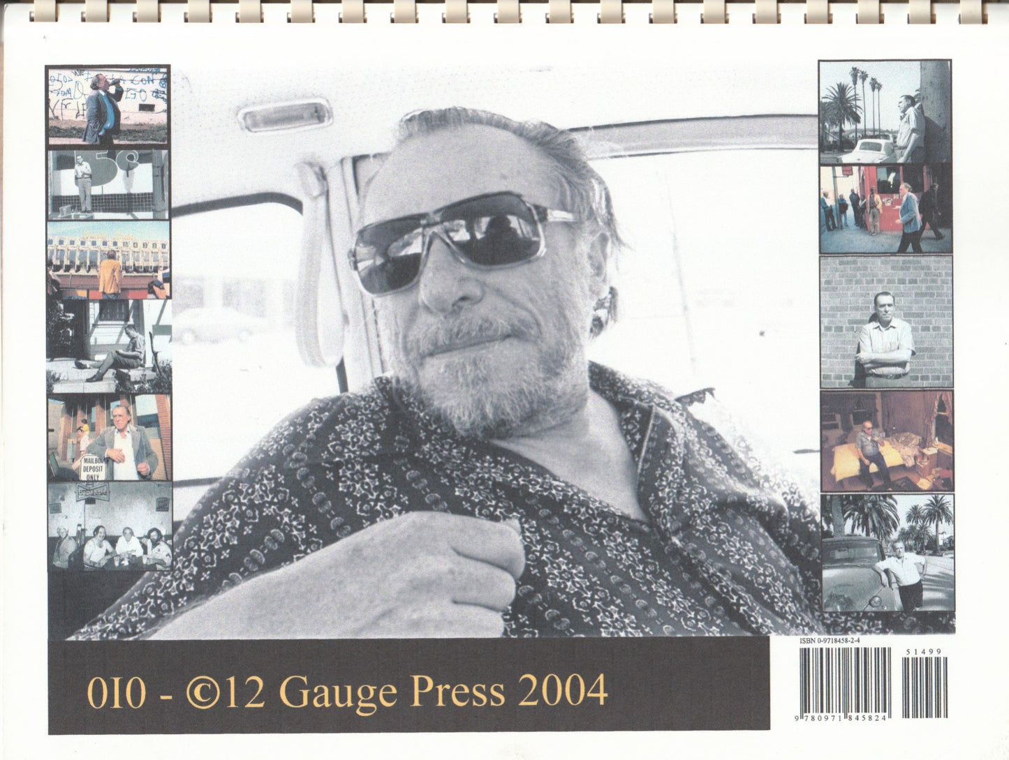 Charles Bukowski 2005 Calendar: Several B&W Vintage Photos