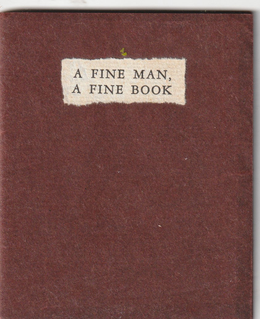 A Fine Man, A Fine Book – Second Edition (1984)