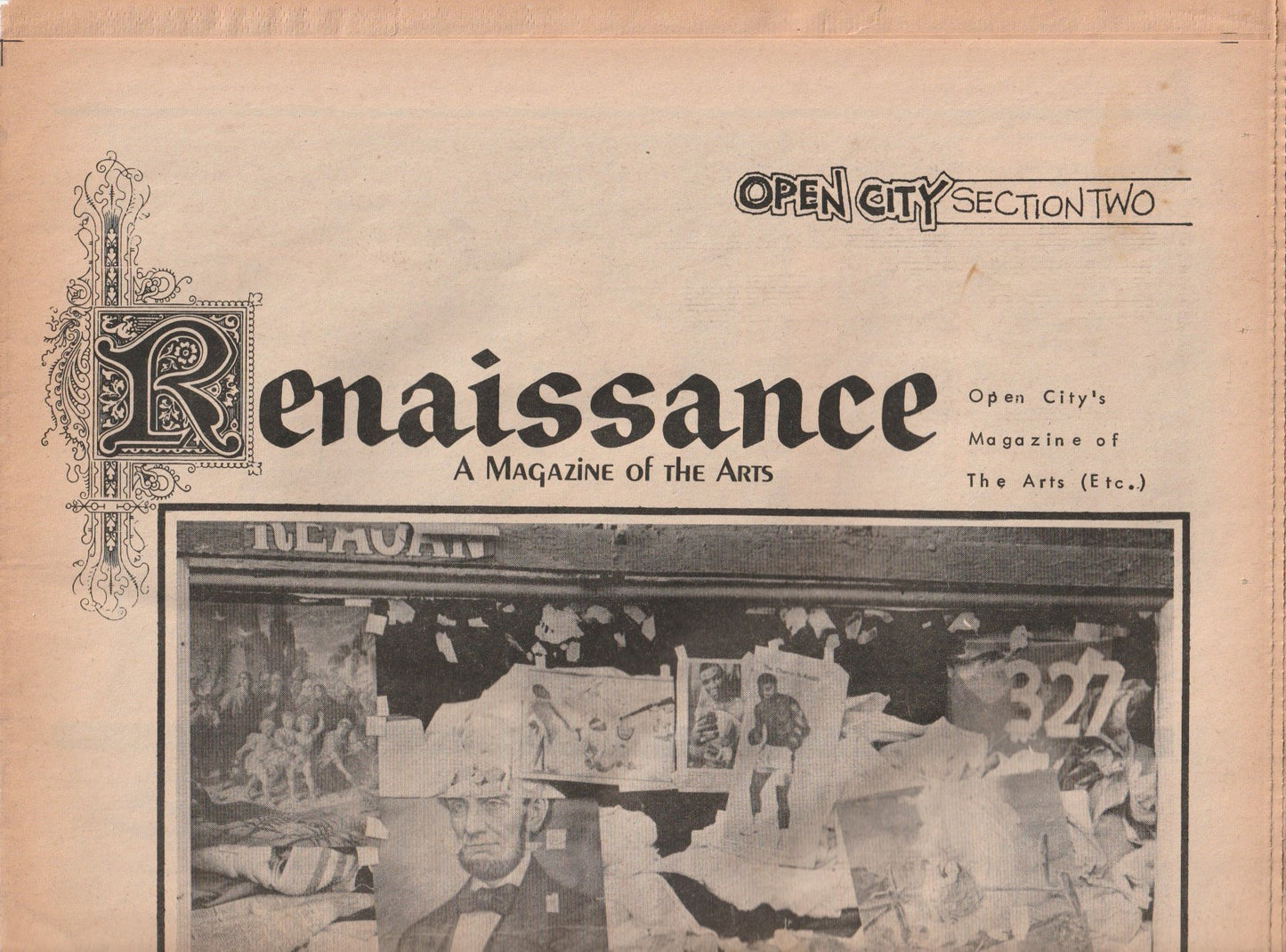OPEN CITY No. 70, Sept. 20–26, 1968 -- With Renaissance Supplement Edited by Bukowski (Skinny Dynamite)