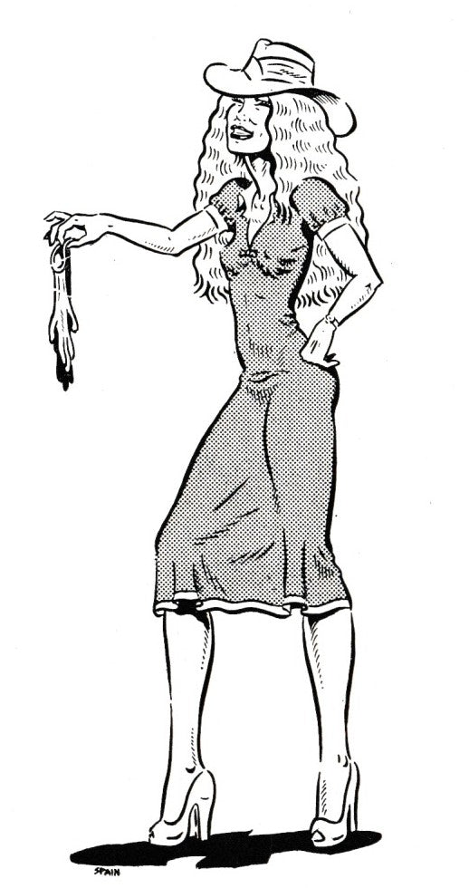 Inscribed by Spain Rodriguez: Love Tale of the Hyena -- German Edition of Women by Charles Bukowski with Nine Illustrations by Spain