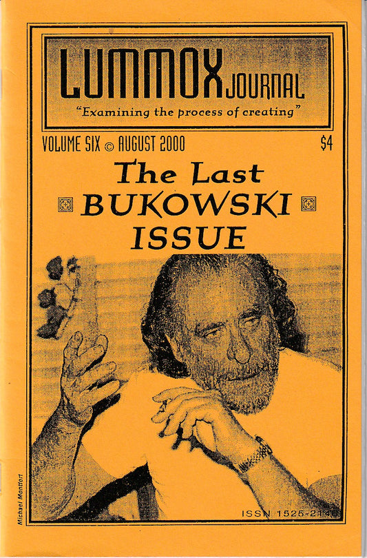 Lummox Journal Vol. 6, August 2000 -- Last Bukowski Issue