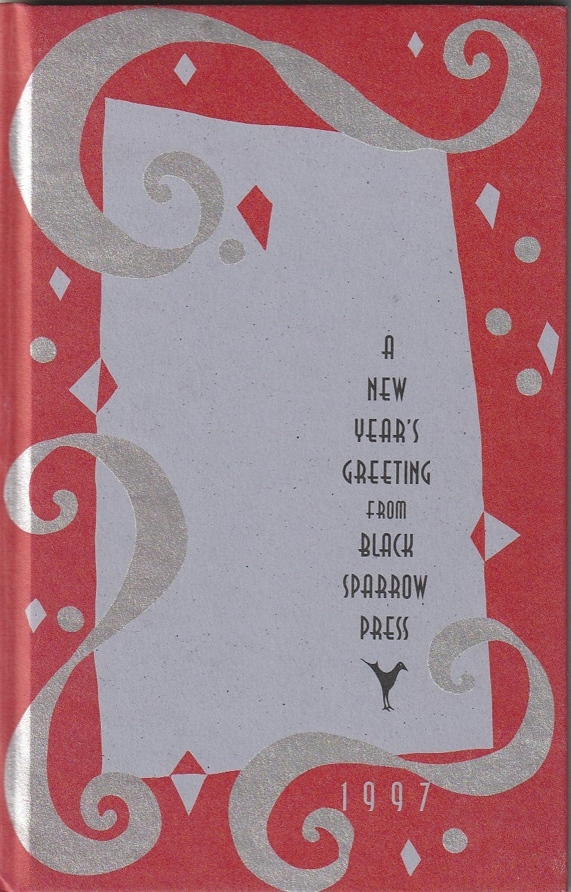 Hardcover 1997 Black Sparrow New Years Greeting (#166/226): Five Charles Bukowski Poems