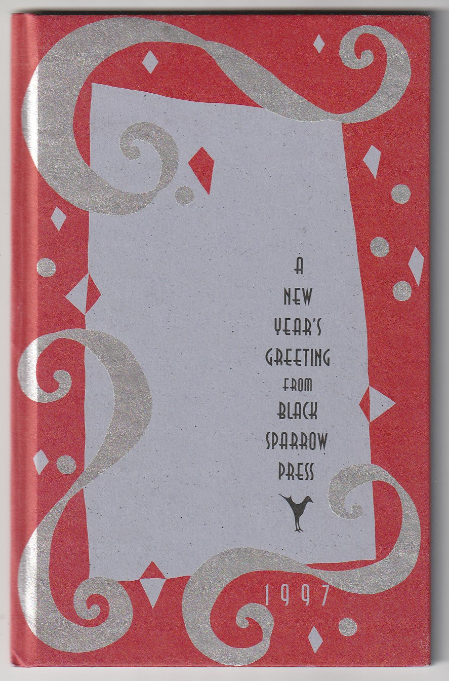 Hardcover 1997 Black Sparrow New Years Greeting (#166/226): Five Charles Bukowski Poems