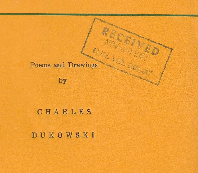 EPOS Charles Bukowski Extra Issue: Poems and Drawings (1962)