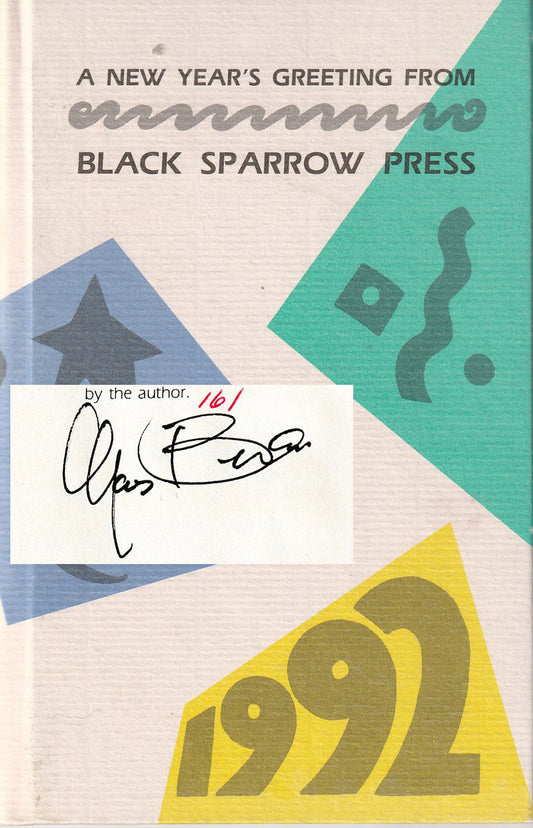 Now: 1992 New Years Greeting  (#161/226) Signed by Charles Bukowski