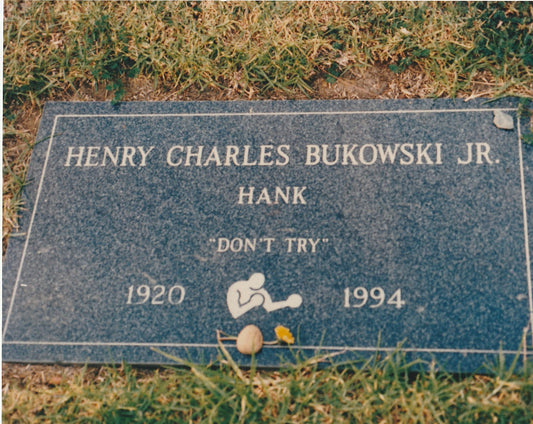 Photograph of Charles Bukowski’s Gravestone
