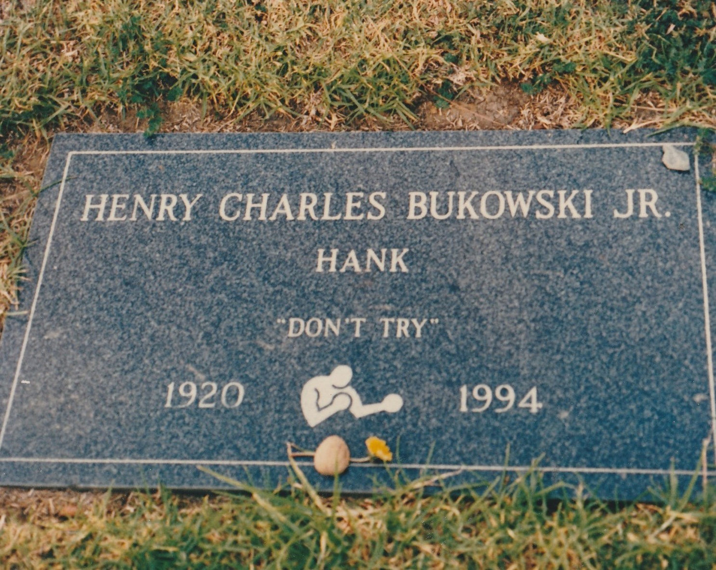 Funeral Card for Charles Bukowski Memorial Service