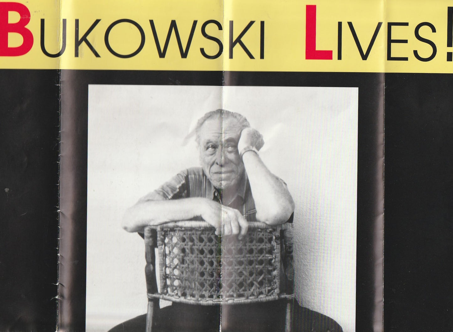 Bukowski Lives Poster from Black Sparrow Press