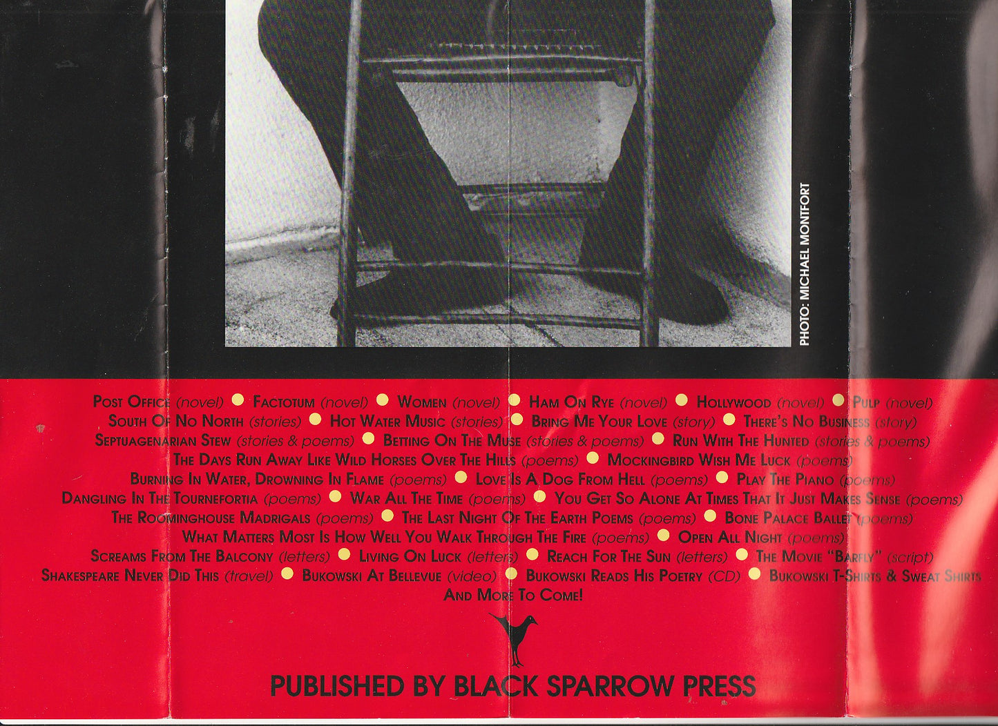 Bukowski Lives Poster from Black Sparrow Press