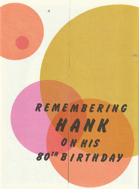 Charles Bukowski Remembrance Card/Poem