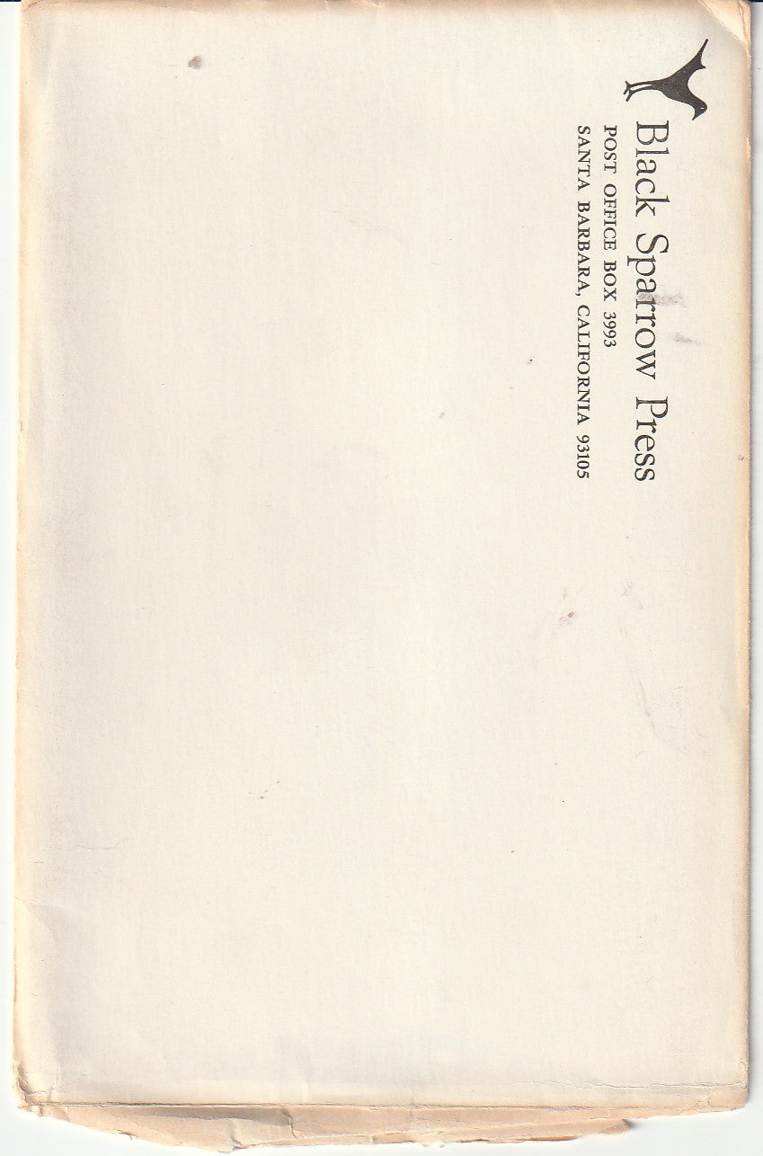 THE LAST POEM and TOUGH COMPANY by Charles Bukowski and Diane Wakoski