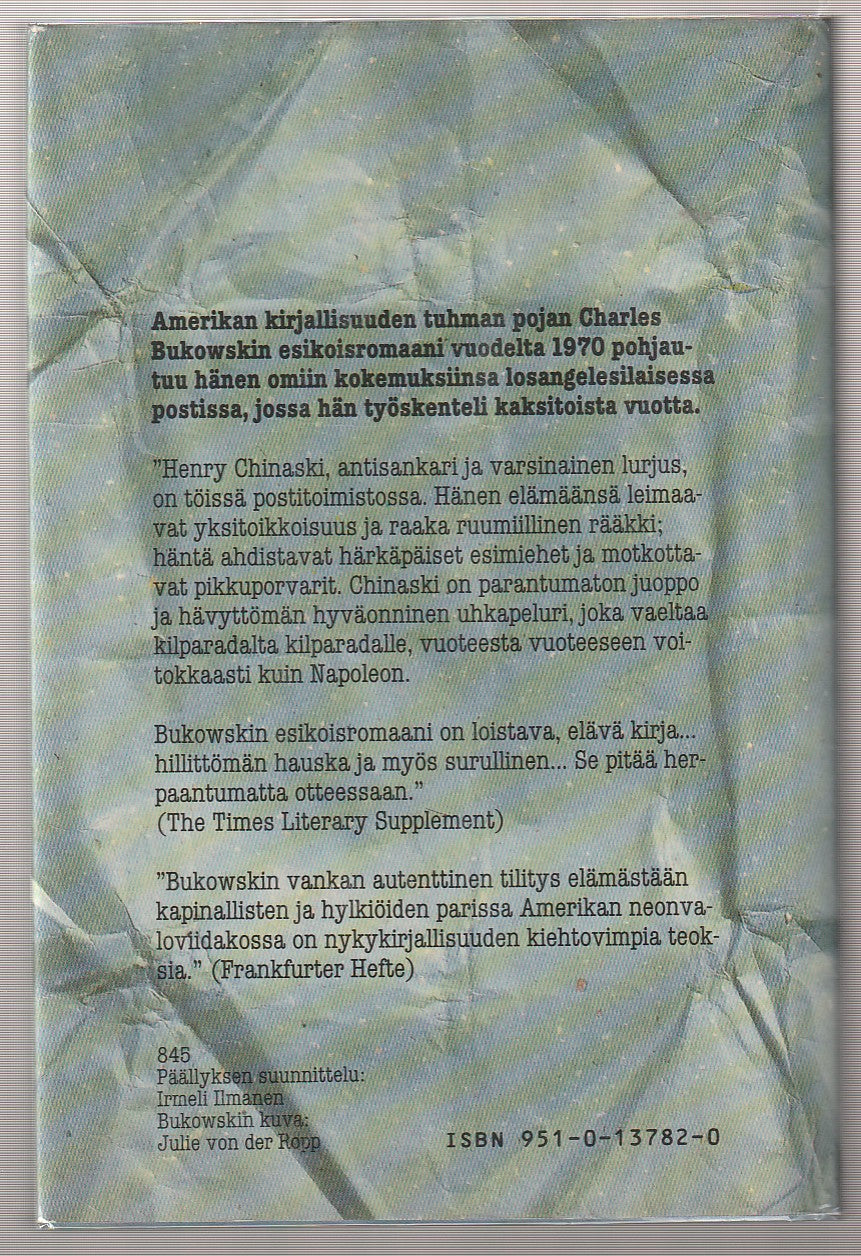 Postitoimisto: Hardcover First Finnish Edition of Post Office