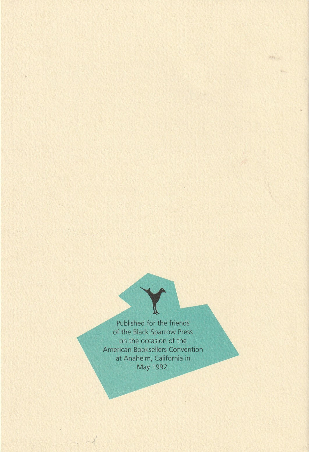 Three by Bukowski: First Edition Signed by Charles Bukowski