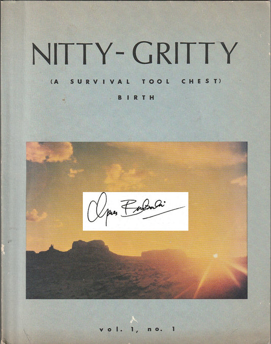 Nitty-Gritty Vol. 1, No. 1: w/ 86d Broadside Signed by Charles Bukowski
