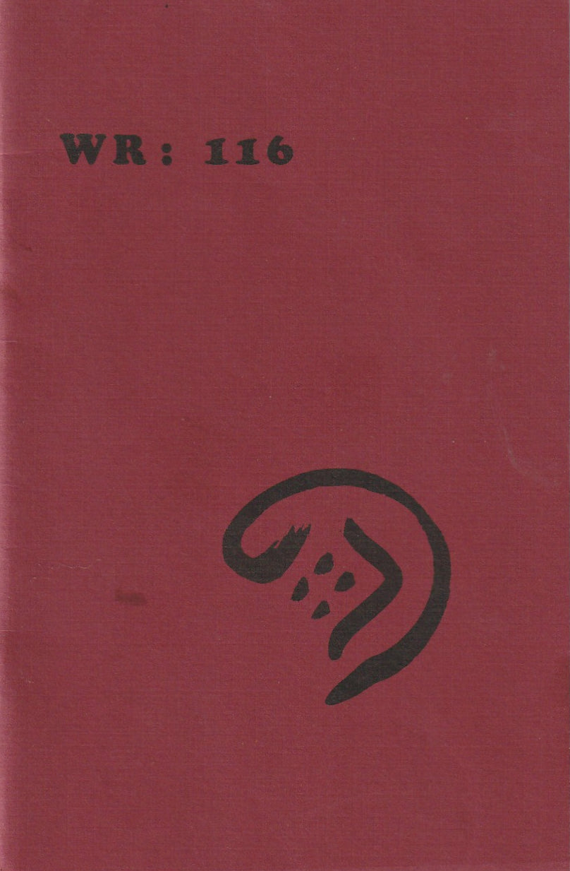 Wormwood Review 116 #341/700 — 3 Poems, One Uncollected by Charles Bukowski