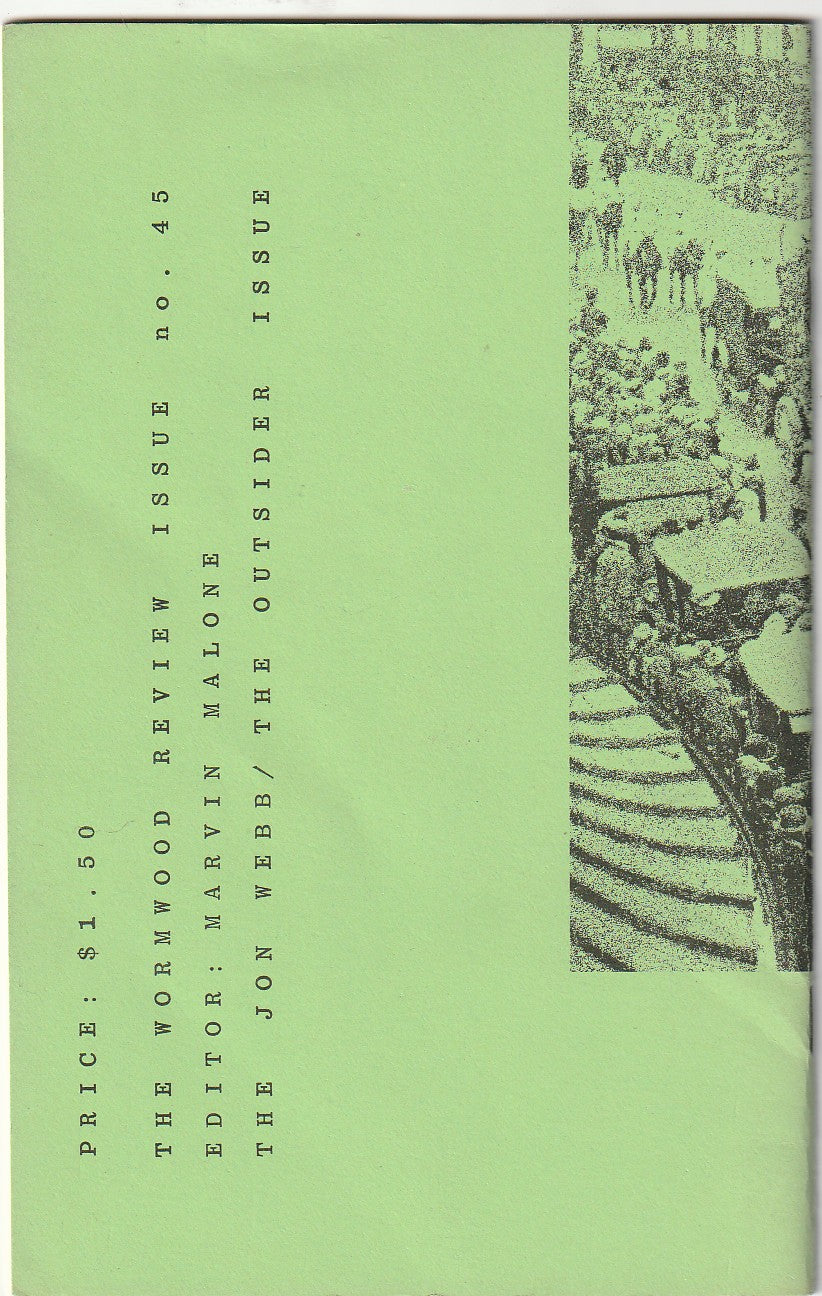 Full Charles Bukowski Run of Wormwood Review: 97 Issues, 410 Poems