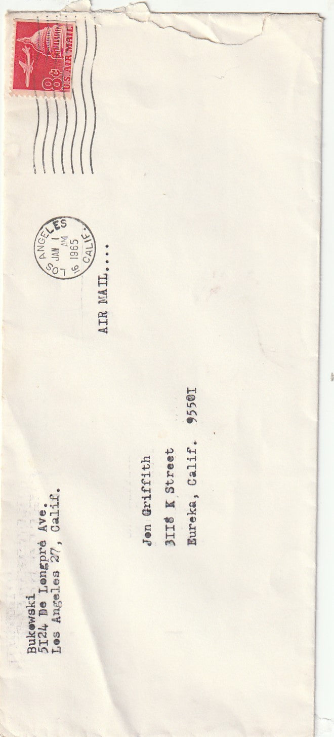 Coffin 1 – Signed Letter and Portfilio Featuring Charles Bukowski’s First Standalone Work