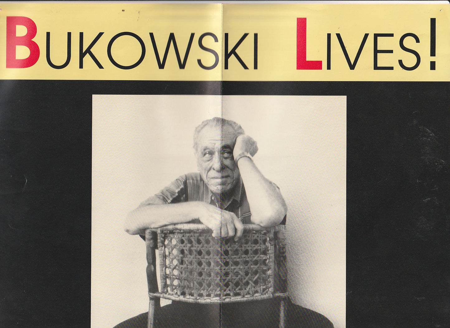Bukowski Lives Poster from Black Sparrow Press