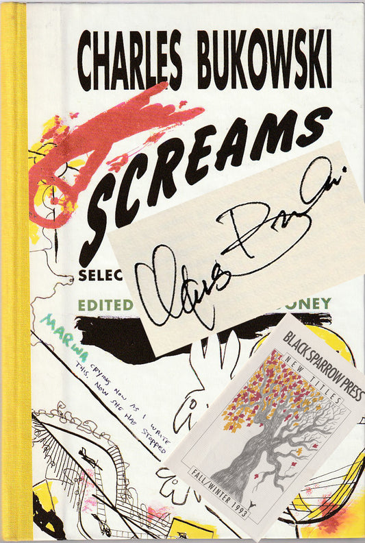 Screams from the Balcony: First Edition Signed (#464/600) by Charles Bukowski