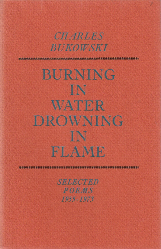 Burning in Water, Drowning in Flame – Black Sparrow 11th Printing (1983) by Charles Bukowski