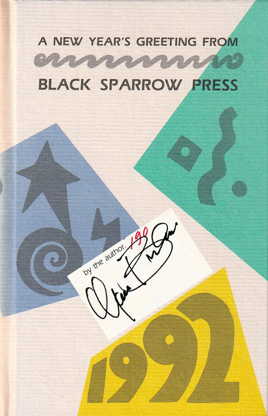 Now: 1992 New Years Greeting  (#190/226) Signed by Charles Bukowski