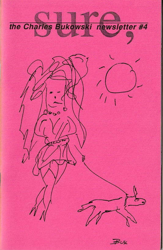 Sure #4: Charles Bukowski Drawings, Painting, and Articles