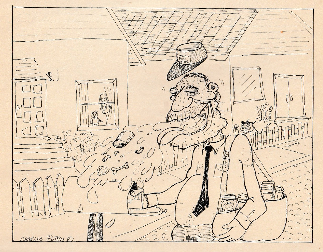 Charles Bukowski Calendar – Signed and Hung at Red Stodolsky’s Baroque Book Store
