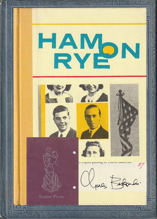 Ham on Rye: #37/350 Signed Copies by Charles Bukowski w/ Ephemera