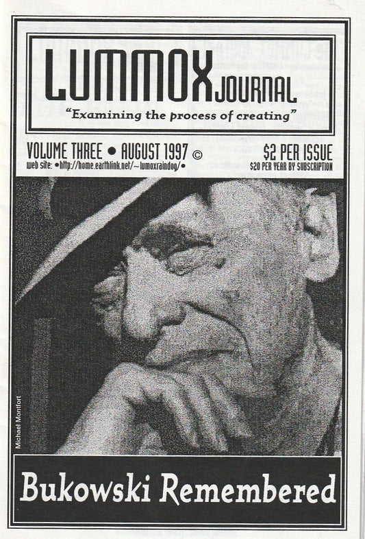 Lummox Journal Vol. 3, August 1997 – Charles Bukowski Tribute Issue