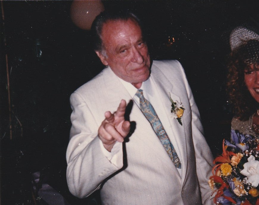 Wedding Photograph of Bukowski and Linda Lee Beighle (3.75” x 4.5”)