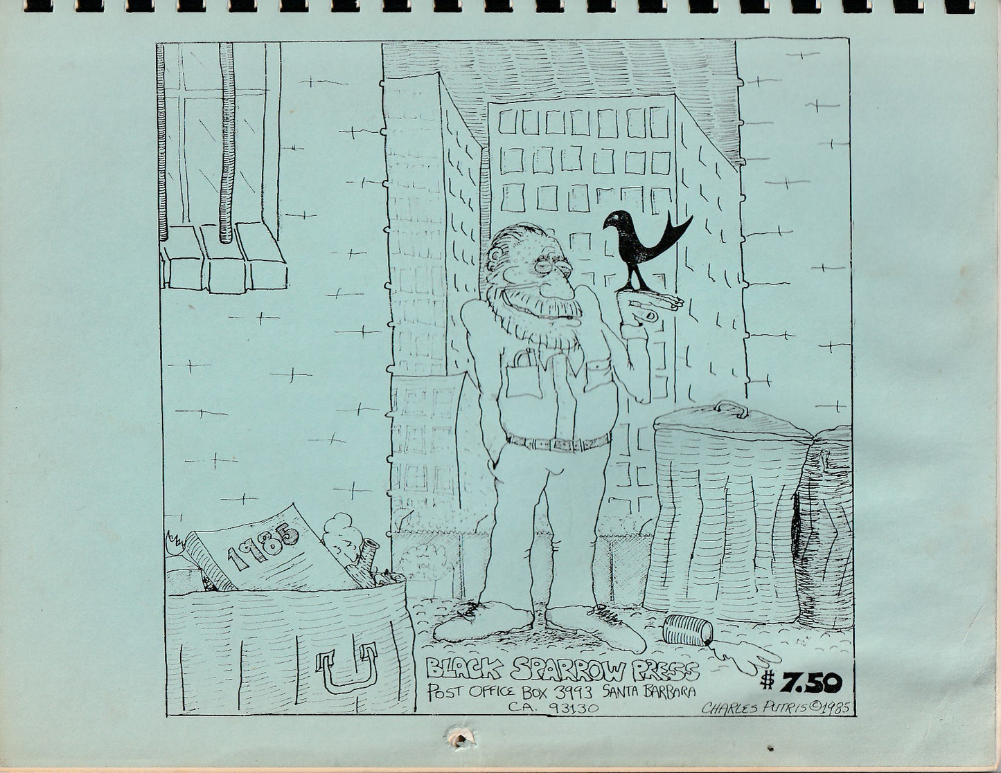 The Official Charles Bukowski 1985 “Calender”: Signed by Charles Bukowski