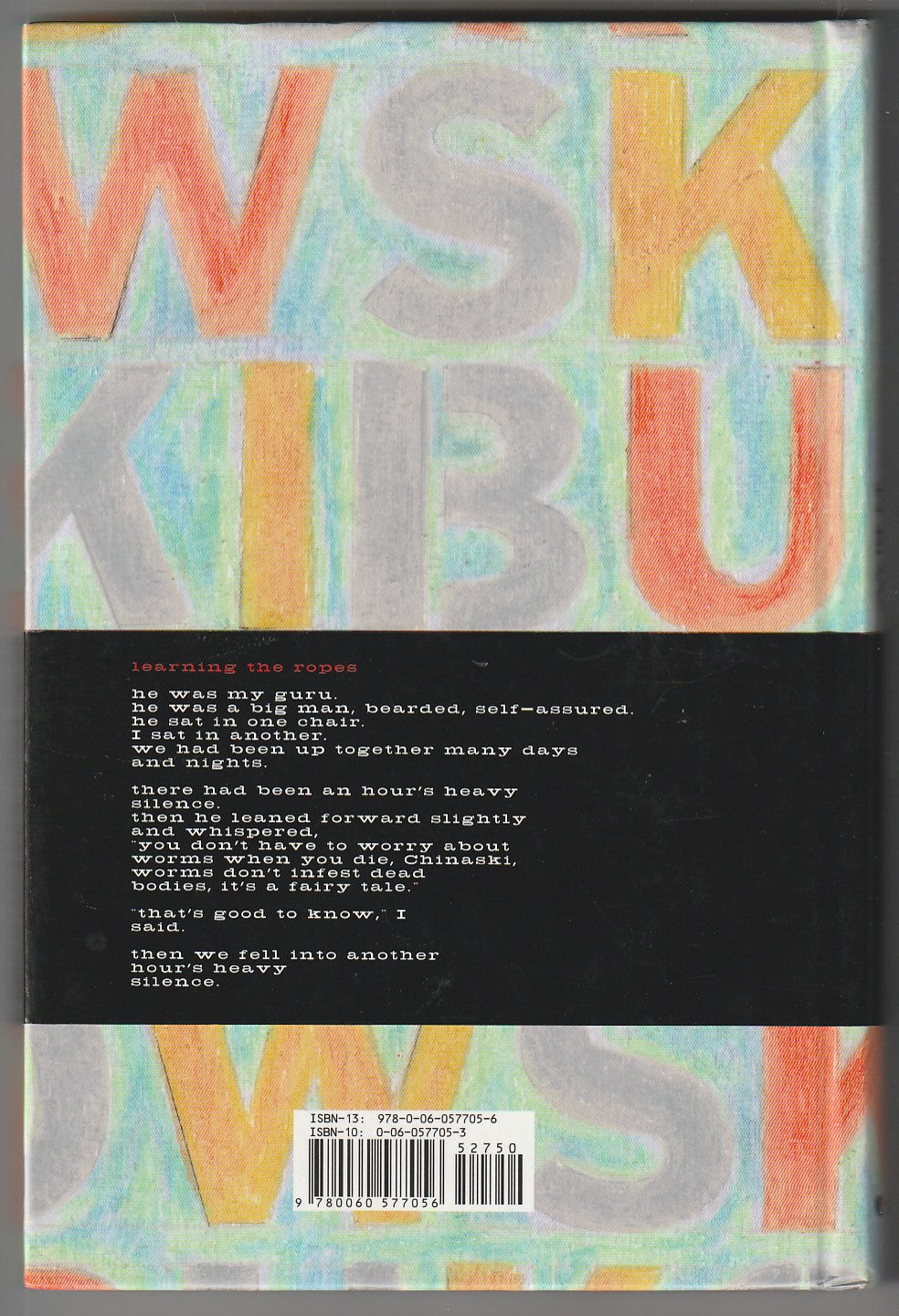 Lousy mail: Signed Charles Bukowski Poem that Appeared in “Come On In”