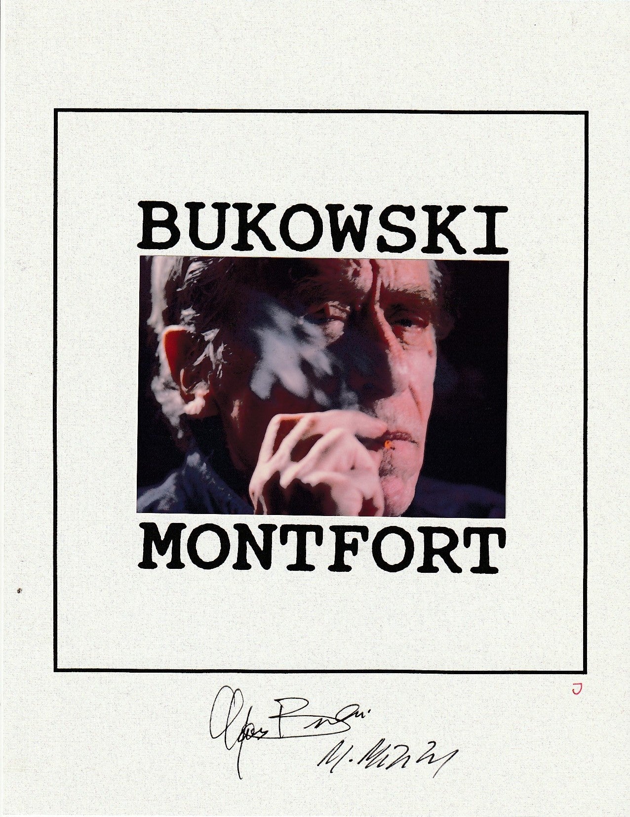 The Iris Prints: Copy J of 26 Copies Signed by Charles Bukowski