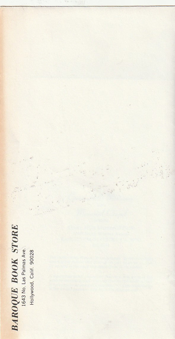 Funeral Card for Charles Bukowski Memorial Service