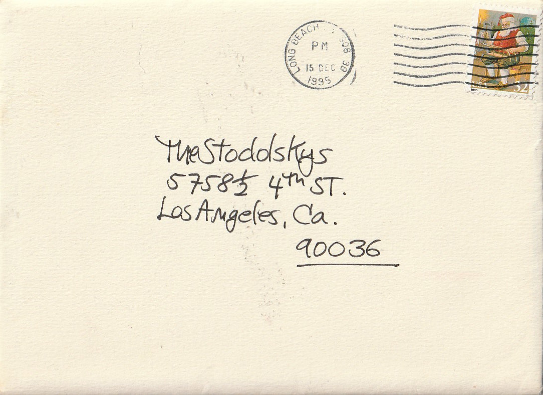 One Photo and Three Greeting Cards from Linda Lee Bukowski to Red and Mina Stodolsky