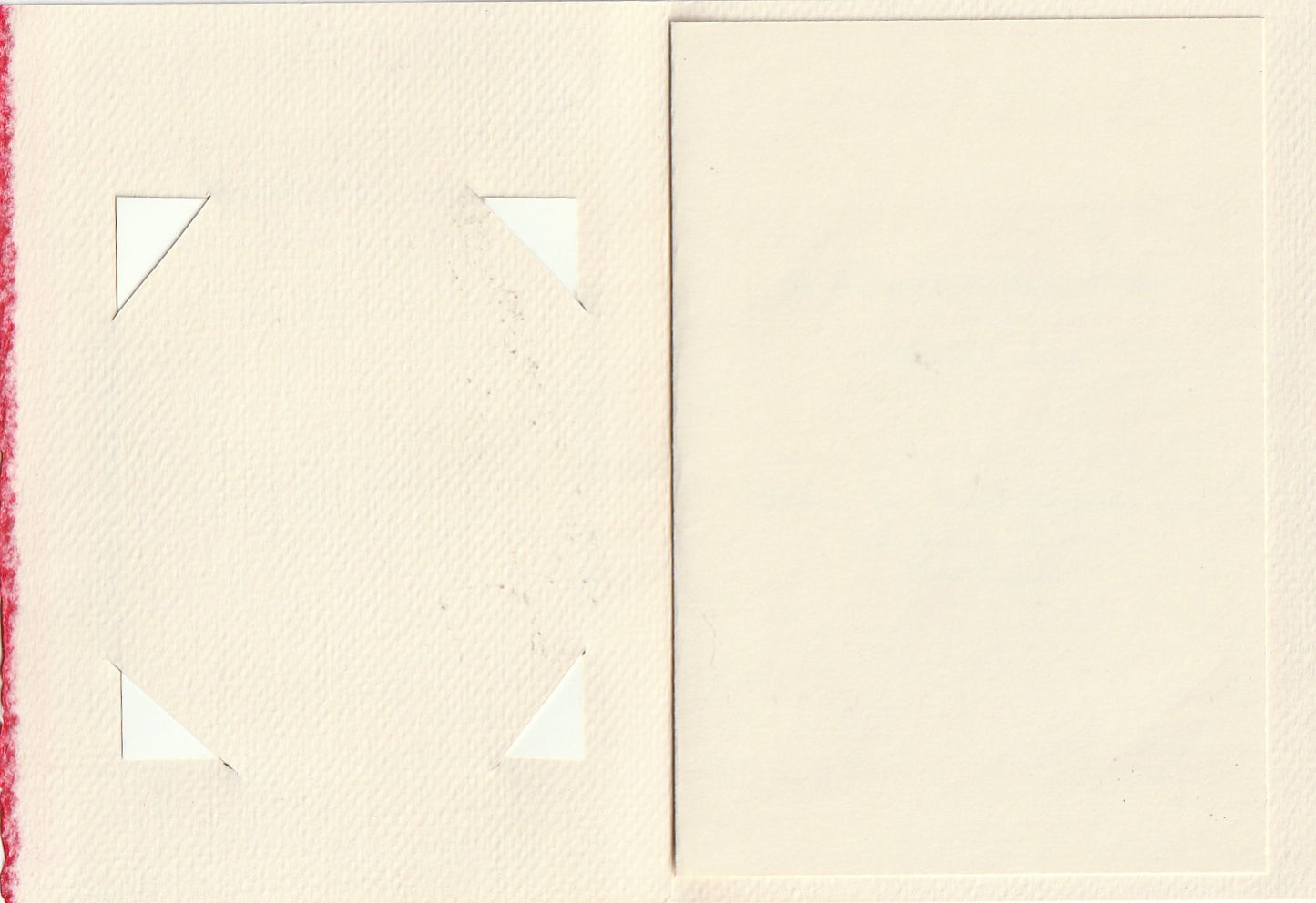 One Photo and Three Greeting Cards from Linda Lee Bukowski to Red and Mina Stodolsky