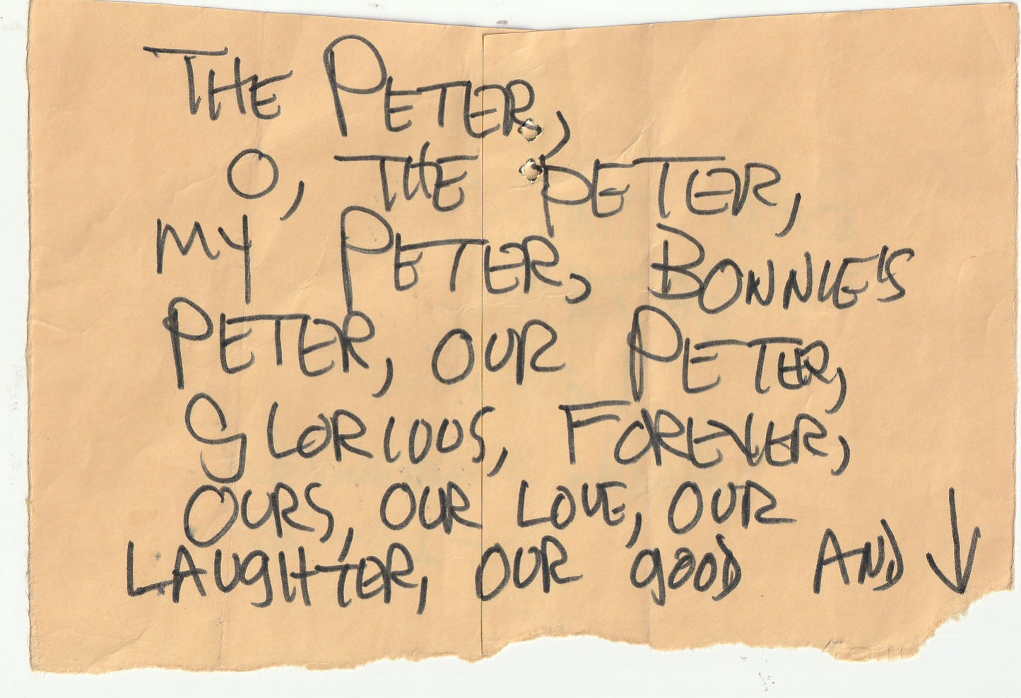 The Peter: Charles Bukowski Signed and Dated Inscription on Manila Folder