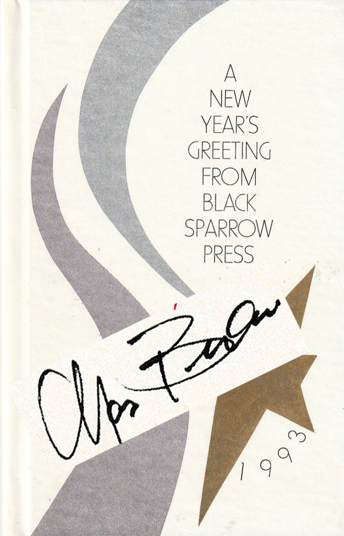 1993 New Years Greeting – Signed with Drawing by Charles Bukowski #166/226