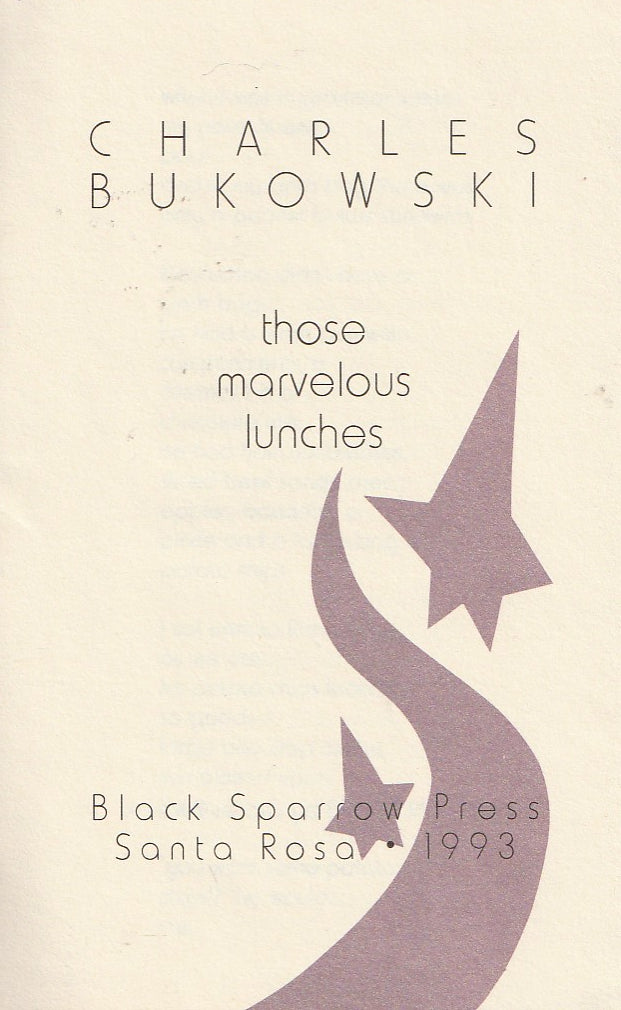 1993 New Years Greeting – Signed with Drawing by Charles Bukowski #166/226