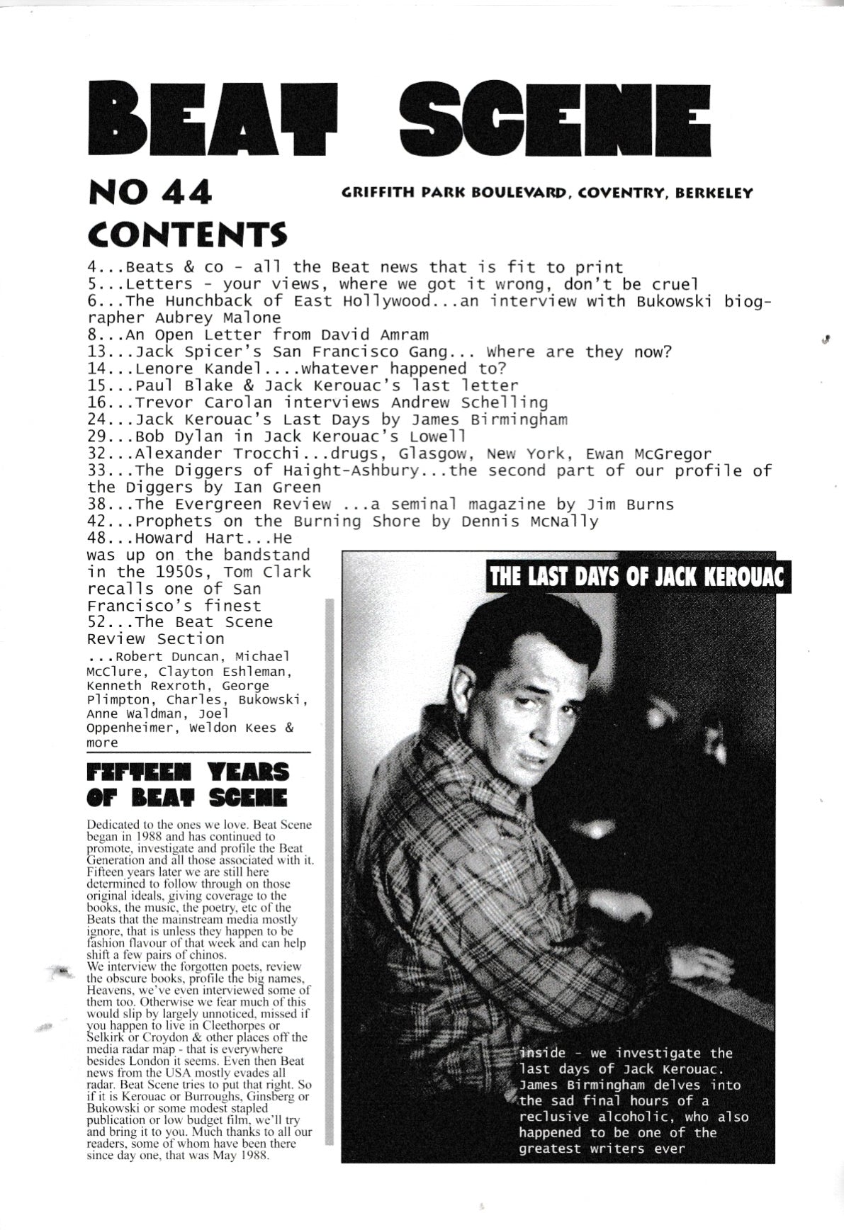 Beat Scene 44: Interview with Aubrey Malone