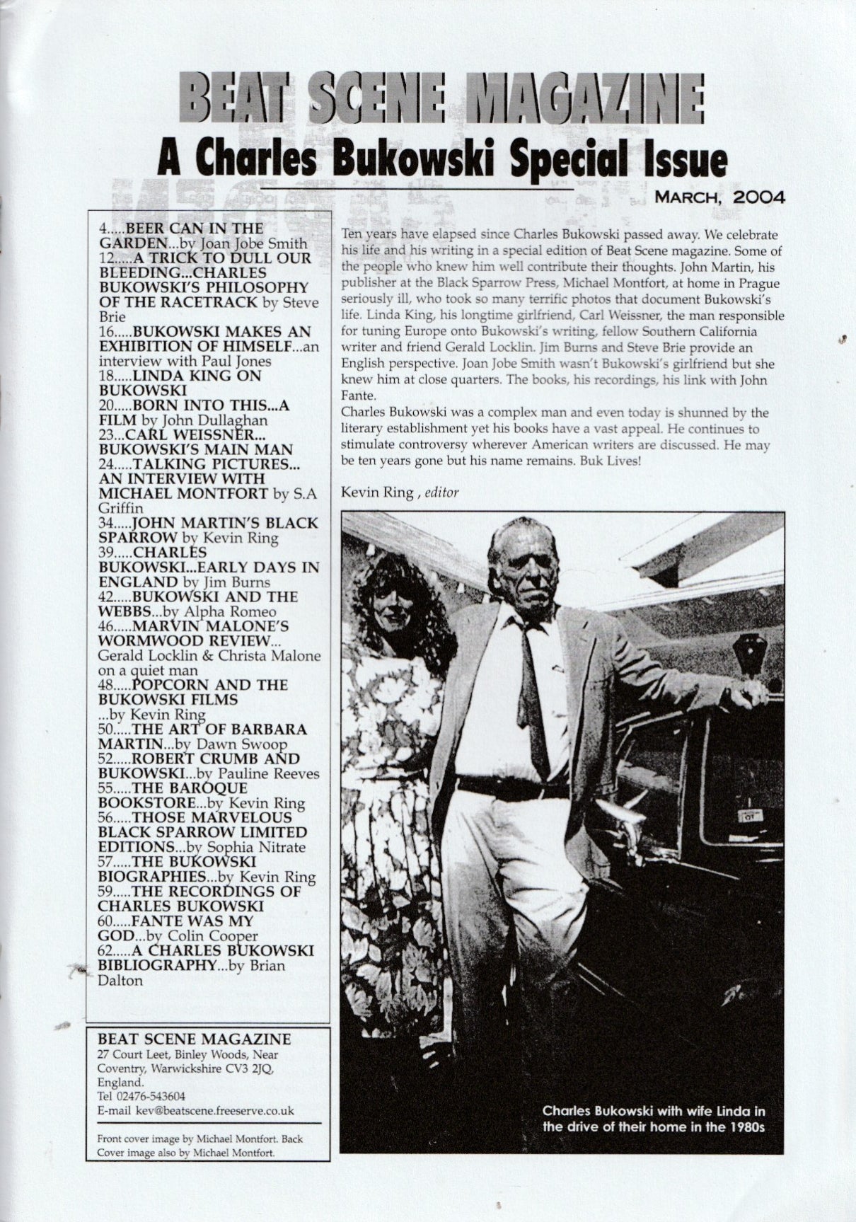 Beat Scene: Charles Bukowski Special Issue