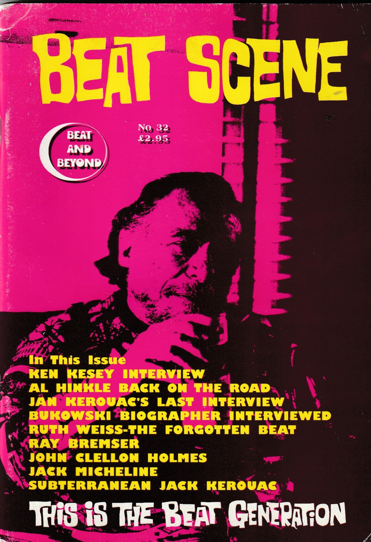 Beat Scene 32: Features on Bukowski Photographer Joan Gannij and Bukowski Biographer Howard Sounes