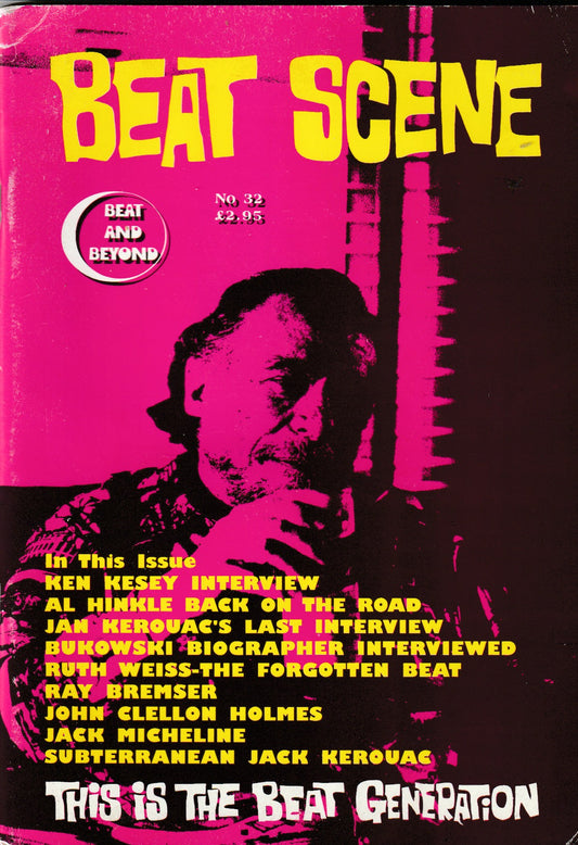 Beat Scene 32: Features on Bukowski Photographer Joan Gannij and Bukowski Biographer Howard Sounes