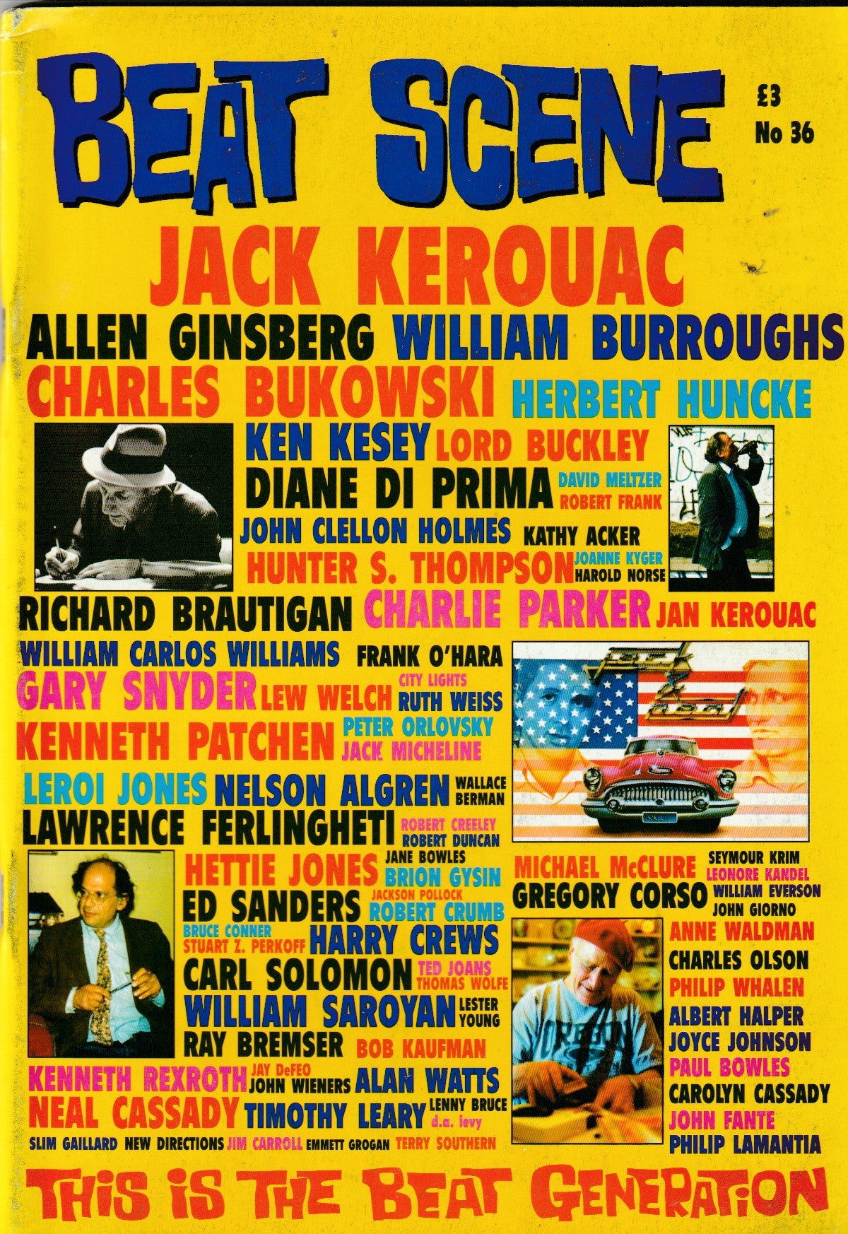 Beat Scene 36: Small Article on Bukowski Italian Graphic Arts Books and a Profile of John Fante