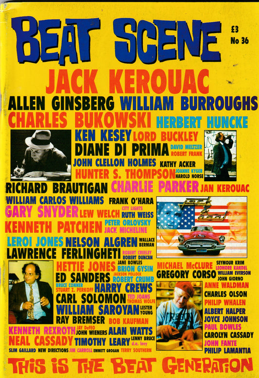 Beat Scene 36: Small Article on Bukowski Italian Graphic Arts Books and a Profile of John Fante