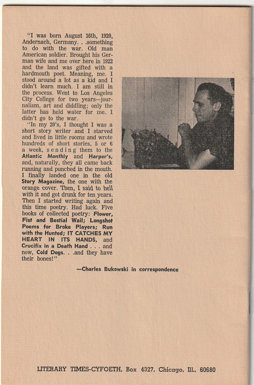 Cold Dogs in the Courtyard: Literary Times/Cyfoeth Publications (1965)